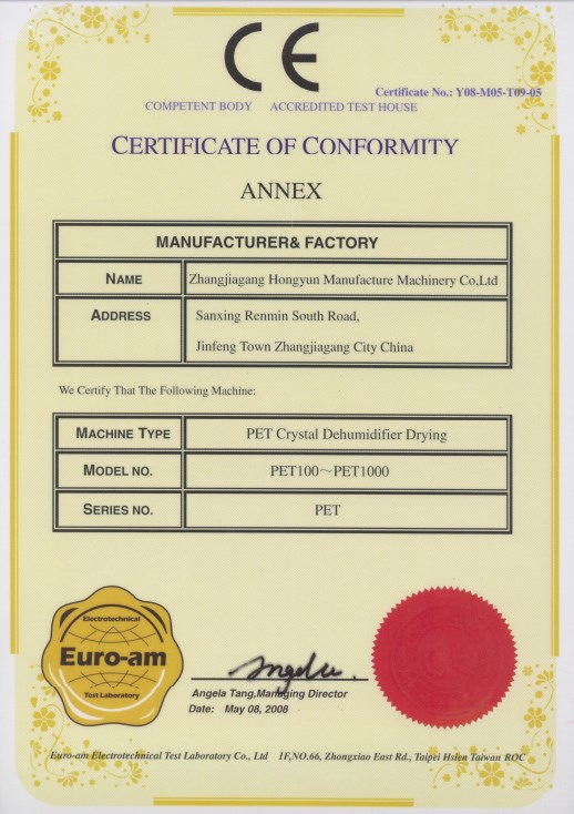 CE Certificate